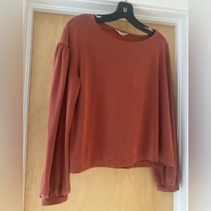 Madewell long sleeve top Sz Small